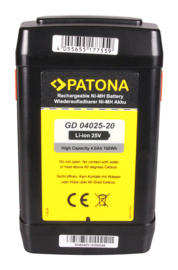 Accu batterij voor Gardena grasmaaier 380 / 380C / 380CE / 380Li - 4000mAh  25V