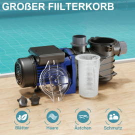 Zwembadpomp | filterpomp 10800l/u - 180W