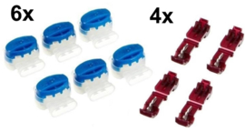 reparatieset Gardena 6x  Scotchlok™  314 kabelverbinders & 4x Scotchlok™ 951 origineel 3M™  voor perimeterdraad