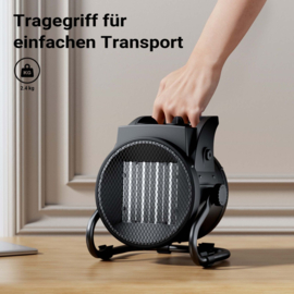 Keramische straalkachel 2000W | 3 standen | thermostaat | compact