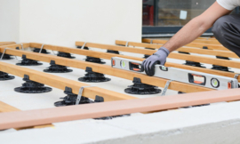 Verstelbare terrasdrager | Kunststof | 18 - 28 mm | laadvermogen 2700 kg