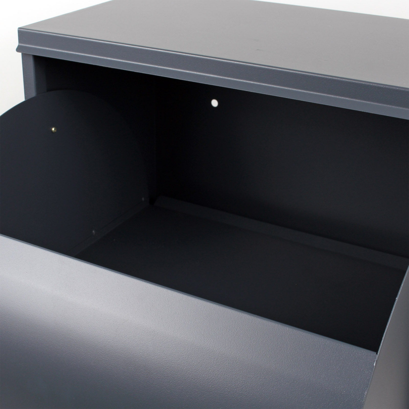 Pakket box grijs  - 410 x 220 x 750 mm / Pakketbrievenbus - staand