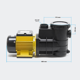 Zwembadpomp circulatiepomp  met voorfilter - 8000 l/u 380W