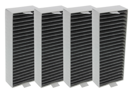 4x Patona actieve koolstoffilter voor Bosch afzuigsystemen