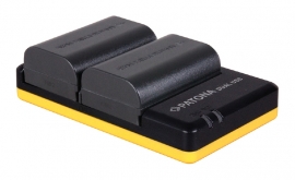 Duolader acculader snel lader voor Nikon EN-EL14  Patona incl. datakabel (USB-C)