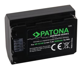 Accu voor Sony NP-FZ100 / NPFZ100 - 2040mAh Premium Series