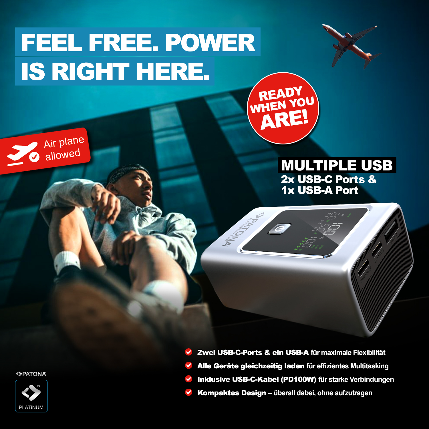 PATONA Platinum Powerbank Luxury One PD35 - 10.000mAh | 35W