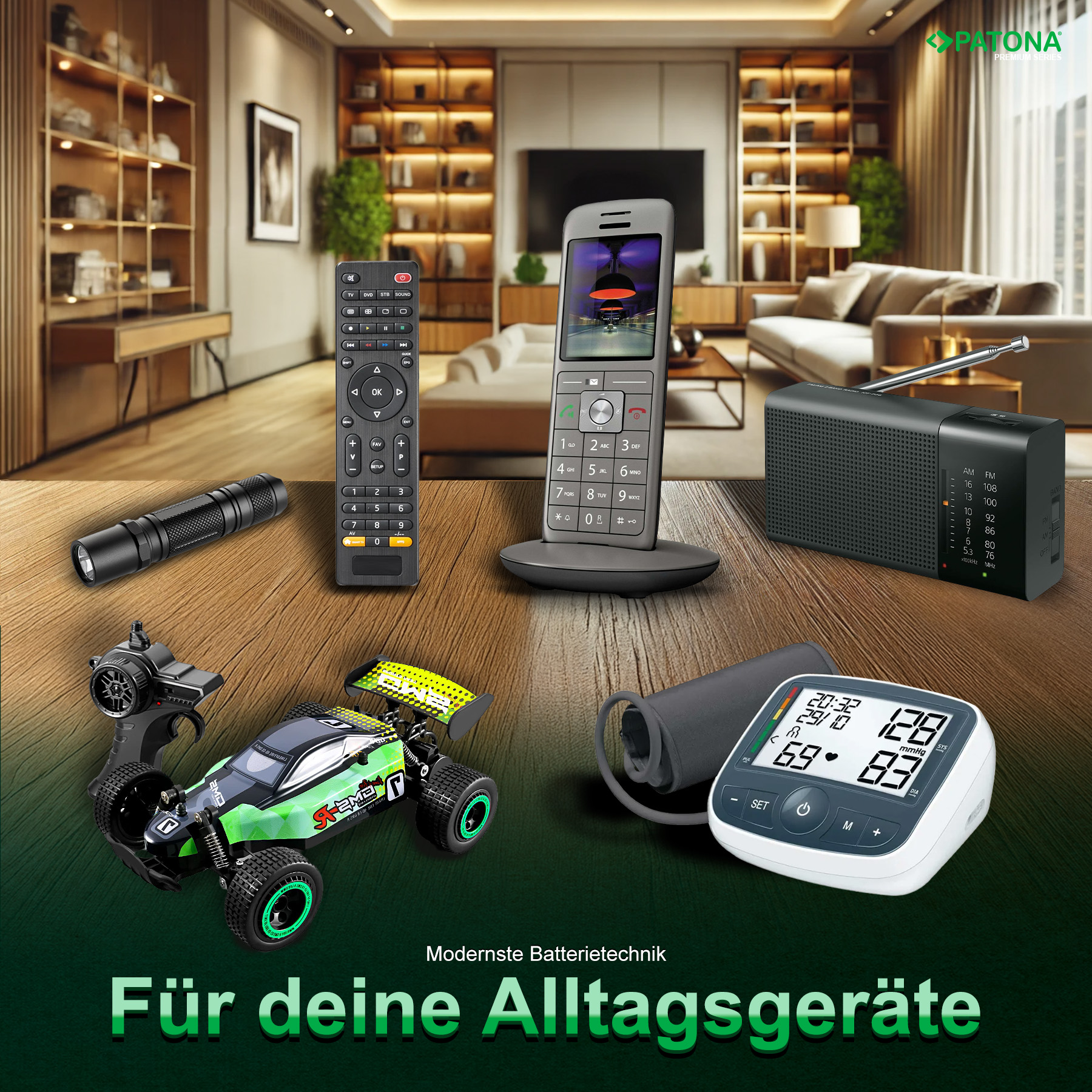10x Premium Patona batterij AAA - micro LR03 | alkaline