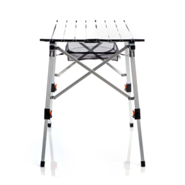 Aluminium campingtafel - vouwbaar | hoogte verstelbaar - 90x53cm