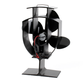 Haard / pellet kachel / houtkachel ventilator 4 bladen /  stroomloos - 50 graden