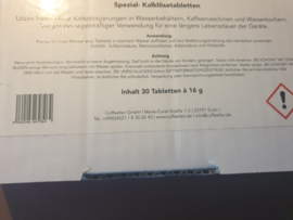 Ontkalkingstabletten voor Jura - 30 stuks x 16 gram