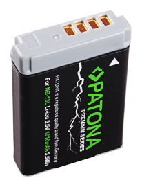 Accu voor Canon NB-13L | NB13L - 1010mAh Premium series Patona