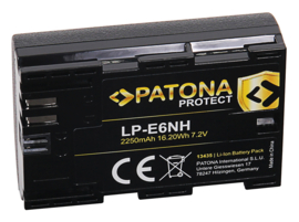 Accu voor Canon LP-E6NH | LPE6NH - 2250mAh Patona Protect