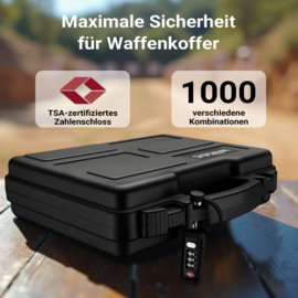 Wapenkoffer cijferslot | 3 cijfers | TSA-gecertificeerd