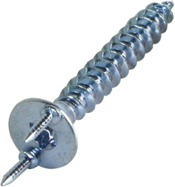 Cliphouder voor bevestiging plinten - 30 stuks | incl. pluggen / bit T20