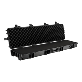 Wapenkoffer | geweerkoffer - 137,8 x 38,3 x 17,5 cm | schuimvulling | wielen