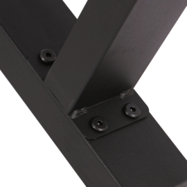 Tafelpoten / frame zwart 60 x 72 cm - gecoat staal