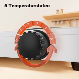 Dubbele elektrische kookplaat kookstel camping / caravan - 2000w