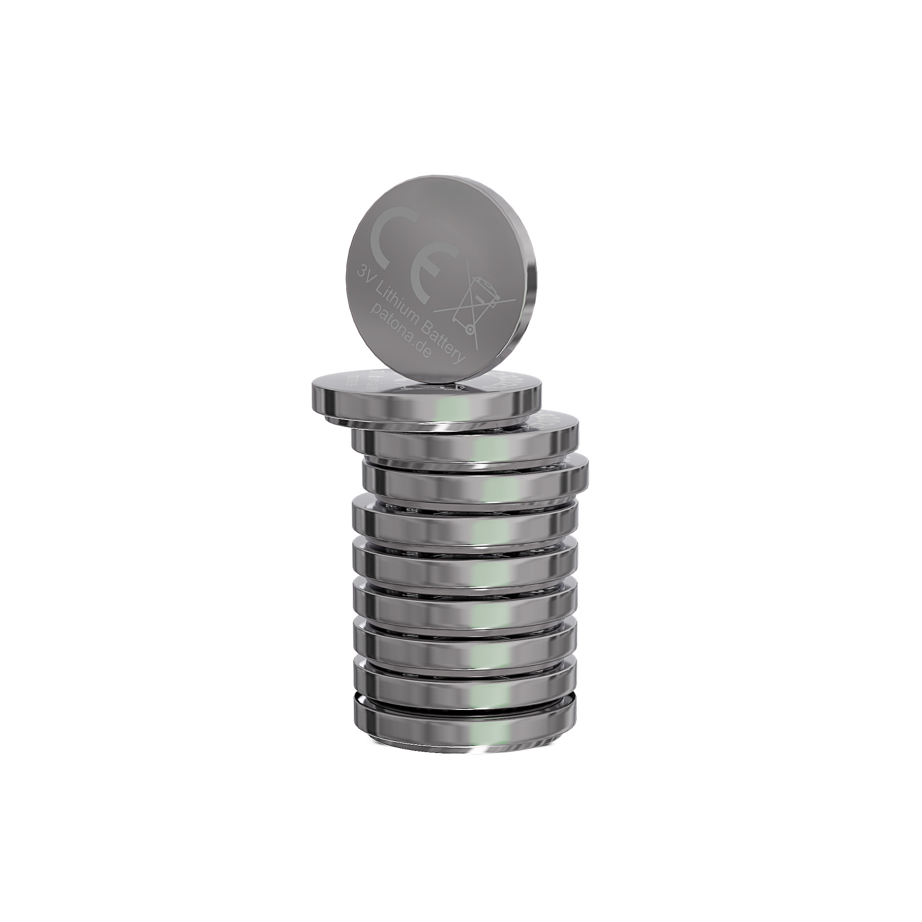 10x Premium Patona knopcel CR3032 - 3V