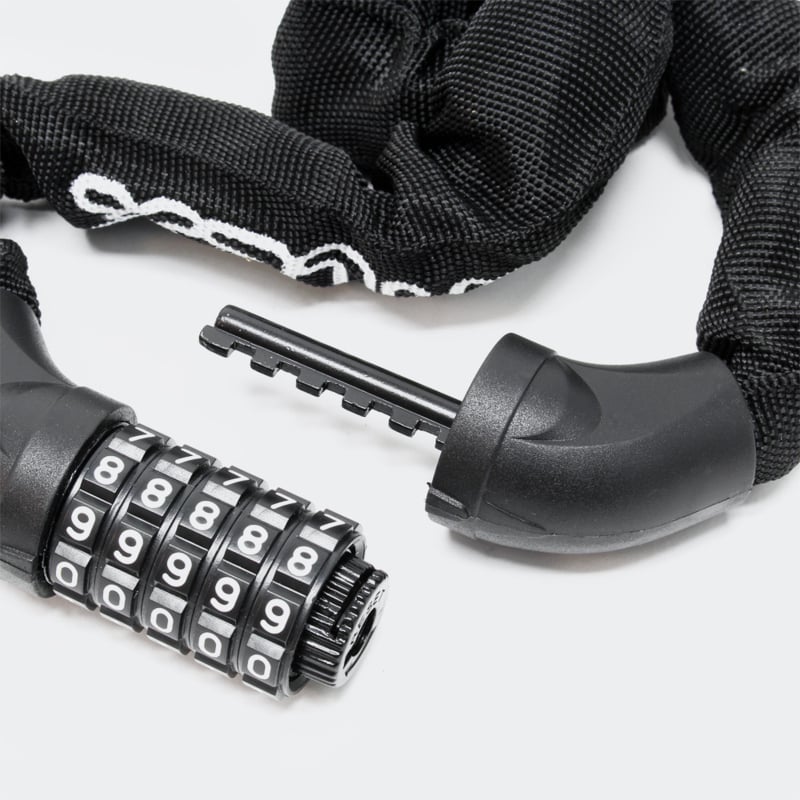 verzonden staart Werkelijk Fietsslot cijferslot hangslot zwart ketting met 5-cijferige code - 120 cm |  Gadgets | www.123world.nl