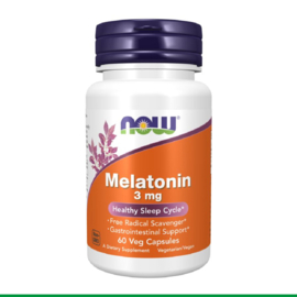 NOW - Melatonine 3mg | 60 veg capsules