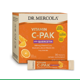 Vitamine C-PAK Quercetine | Dr Mercola | 30 zakjes vitamine C, D, zink, quercetineETINE