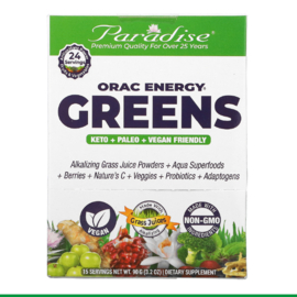 Paradise Herbs ORAC Energy Greens - 15 servings