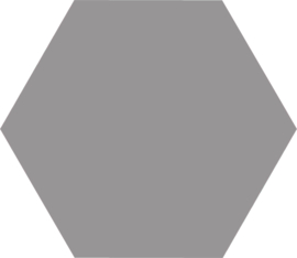 Basis Grey Hexagon 22x25cm
