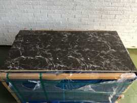 AKTIE fossil black marmerlook glans 60 x 120