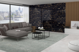 AKTIE: Notte black marmerlook  60x120 cm  voorraadtegel