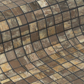 Mozaiek Ezarri Zen Rustic 2,5x2,5 cm (Prijs per 2,00 M2)