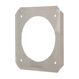 Muurplaat 60/100 Ubbink Rolux PP/inox