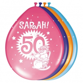 Ballonnen Sarah Explosion / 8 stuks