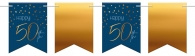 Vlaggenlijn Elegant True Blue 50 jaar