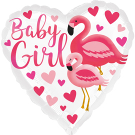 Baby Girl Flamingo-43cm Art.nr: 39633