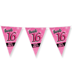 vlaggenlijn sweet 16