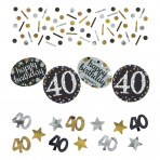 Confetti 40 jaar Sparkling Gold