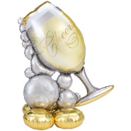 Airloonz - Bubbly Wine Glass - 73 x 147 cm