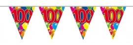 Vlaggenlijn, Slinger Balloons 100 Jaar /10Mtr