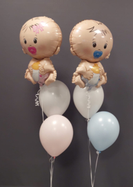 Folieballon + 2 ballonnen