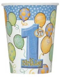 Beker a8 1st Blue Balloons