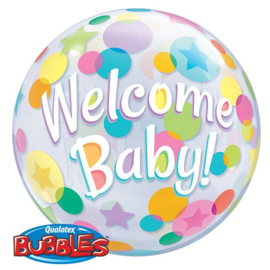 BUBBLE Welcome Baby Colourful Dots/56cm Art.nr: 25860