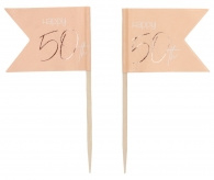 prikkers 50 jaar elegant blush