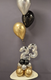 tafelset cijfers+ 3 heliumballonnen