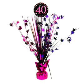 Tafelstuk Sparkling Pink 40 jaar