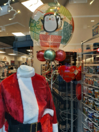 Kerstballon Bubble heliumgevuld
