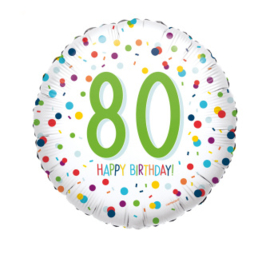 Confetti Bday 80