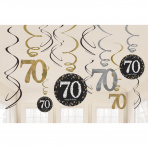 Hangslingers Sparkling Gold 70 jaar