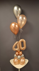 tafelset cijfers+ 3 heliumballonnen
