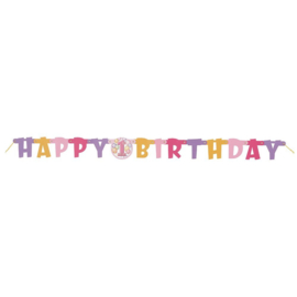 Letterbanner 1st Pink Balloons